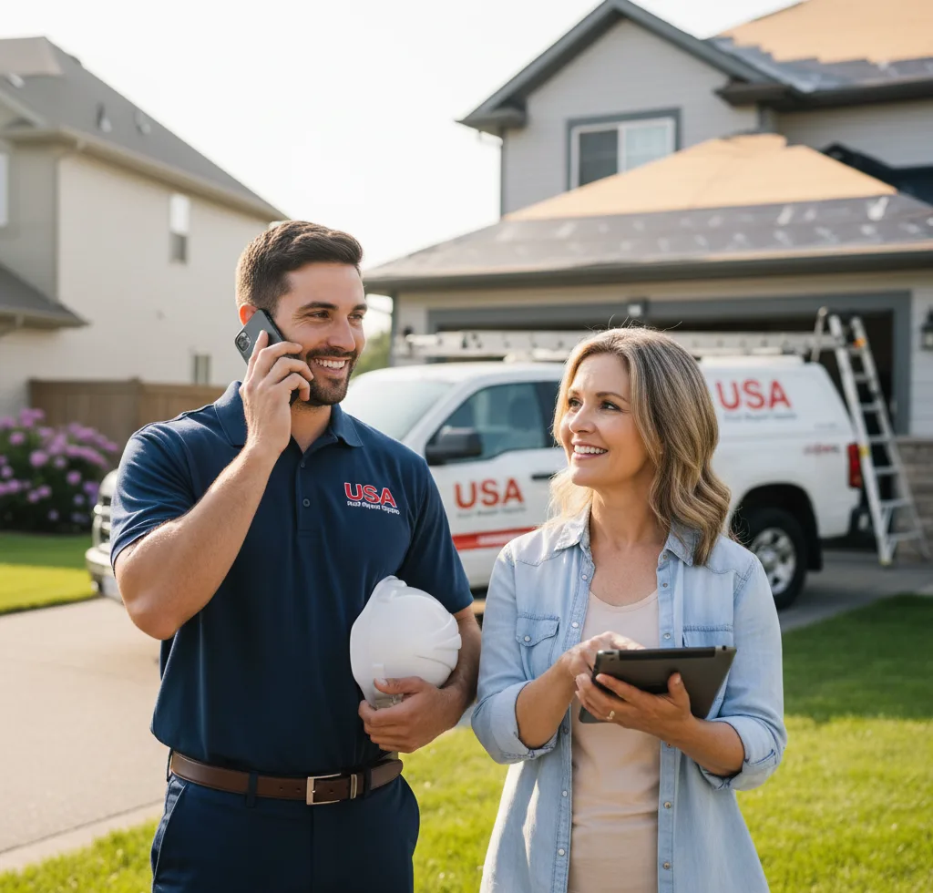 USA Roof Repair Experts customer support in Woodbine